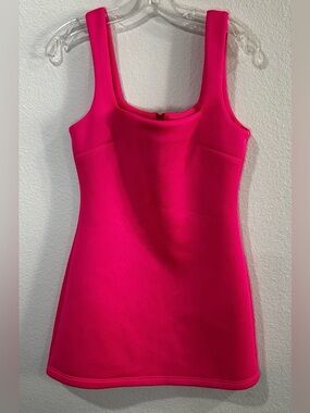 cynthia rowley hot pink dress Cynthia Rowley Crystal Fitted Shift Dress - Hot Pink
